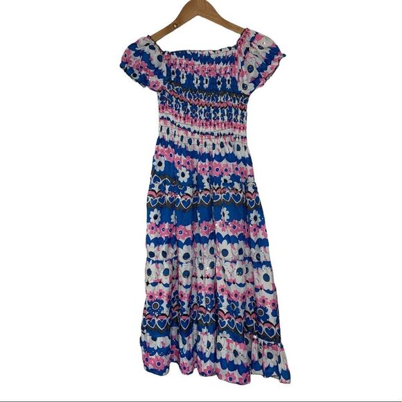 Long Flowy Patterned Sun Dress - Picture 2 of 4